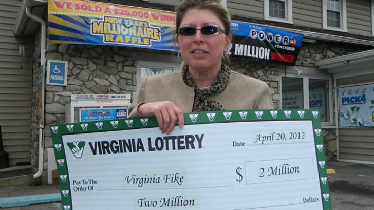 Virginia Fike is the lucky lottery winner