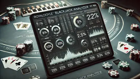 RoyalDoyle Blackjack software interface